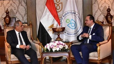 رئيس هيئة الرعاية الصحية يلتقي نائب وزير الإتصالات لمتابعة ميكنة منظومة التأمين الصحي