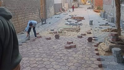 محافظ أسيوط: تركيب الانترلوك ببعض الشوارع الضيقة بديروط