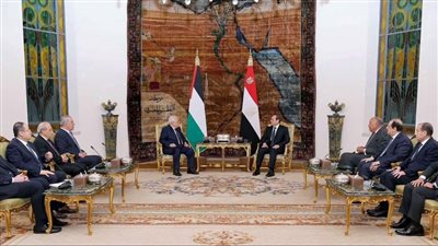الرئيس السيسي وأبو مازن يبحثان الأوضاع الجارية في الأراضي الفلسطينية
