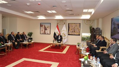 وزير العدل يلتقي مجلس إدارة نادي قضاة البحيرة والوفد المرافق له