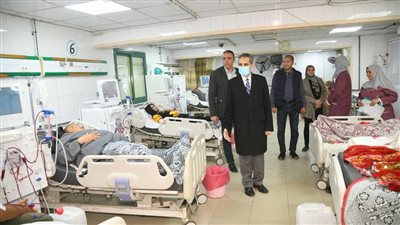 محافظ الغربية يفاجئ مستشفى المحلة العام  بجولة تفقدية