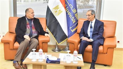 محافظ أسيوط يستقبل وزير الاتصالات لتفقد وافتتاح بعض المشروعات