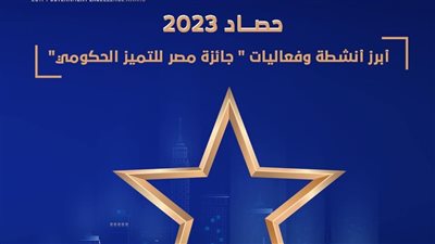 جائزة مصر للتميز الحكومي تعلن حصاد أعمالها عن عام 2023