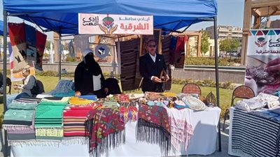 منتجو مشروع أيادي مصر بالشرقية يشاركون في معرض الحرف اليدوية بأسوان