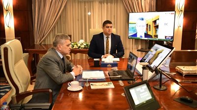 الفريق أسامة ربيع يبحث مع أمين 