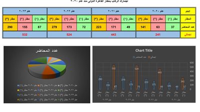 تحرير ٥٣٢ محضر ضبط جمركي بمطار القاهرة خلال عام 2023 