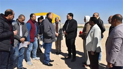 محافظ أسيوط يتفقد محطة صرف صحي المنطقة الصناعية 