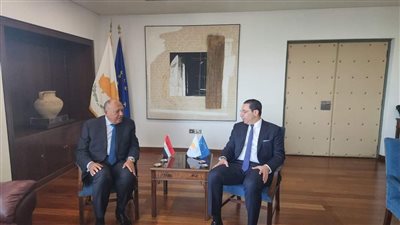 وزير الخارجية يلتقي بنظيره القبرصي لبحث مختلف جوانب العلاقات الثنائية