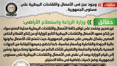 الحكومة تنفي وجود عجز في اللقاحات البيطرية على مستوى الجمهورية