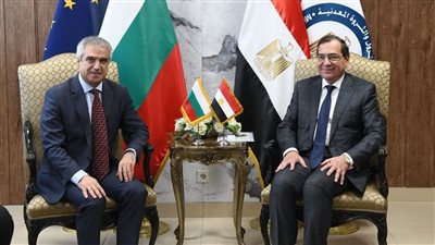 وزير البترول يستقبل وزير الطاقة البلغاري لبحث سبل التعاون بين البلدين