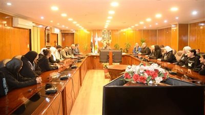 محافظ أسيوط يستقبل فريق الشبان المسلمين لكرة السلة آنسات تحت 16 سنة