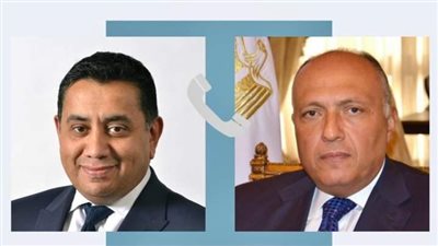 وزير الخارجية يتلقى اتصالاً من وزير الدولة البريطاني للشرق الأوسط وشمال أفريقيا