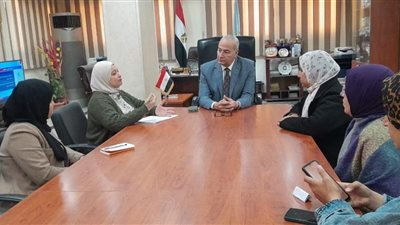 وكيل شباب كفر الشيخ يلتقي بوفد وحدة مناهضة العنف ضد المرأة بالجامعة 