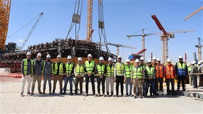 بدء أعمال تركيب وعاء الاحتواء الداخلي لمبنى المفاعل بالوحدة النووية الأولى لمحطة بالضبعة