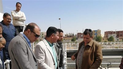 رئيس جهاز بني سويف الجديدة يتفقد محطة تنقية مياه الشرب و المأخذ بالمدينة