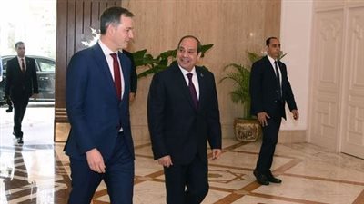 السيسي ورئيس وزراء بلجيكا يشددان على خطورة اجتياح مدينة رفح الفلسطينية