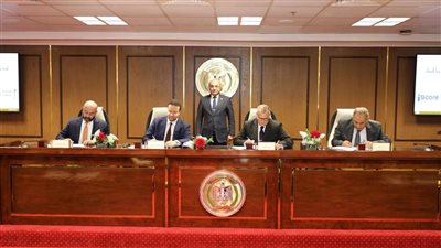 وزير العدل يشهد بروتوكول تعاون مع البنك المركزي والاتصالات والمصرية للاستعلام الائتماني