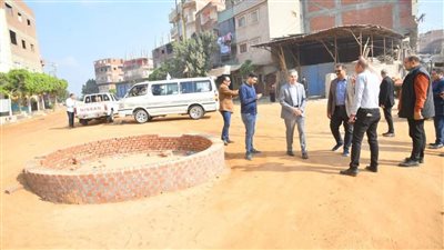 محافظ الغربية يتابع أعمال الرصف والتطوير الجارية بمدينة طنطا
