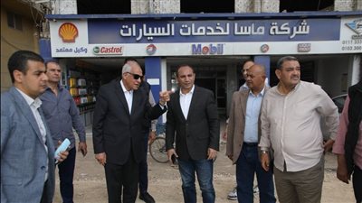 محافظ الجيزة يتفقد أعمال تطوير ورصف البر الشرقي والغربي لترعة المريوطية 