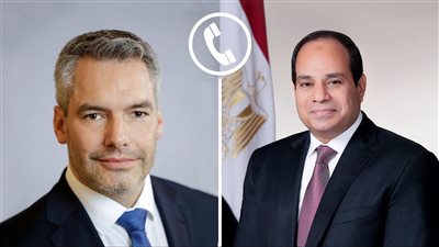 السيسي لمستشار النمسا: يجب حماية أهالي غزة من الكارثة الإنسانية