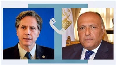 شكري وبلينكن ناقشا الأوضاع لدعم الاستقرار الإقليمي بالمنطقة