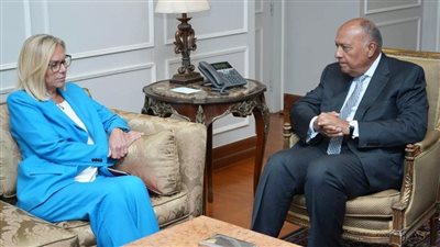 وزير الخارجية يستقبل كبيرة منسقي الأمم المتحدة للشئون الإنسانية في غزة