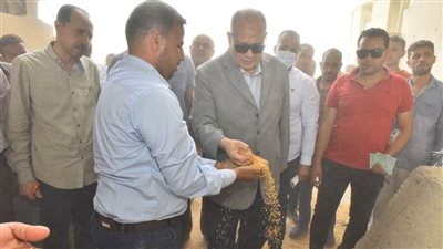 محافظ أسيوط يعلن إرتفاع معدلات توريد القمح المحلى الى 510 طن قمح 