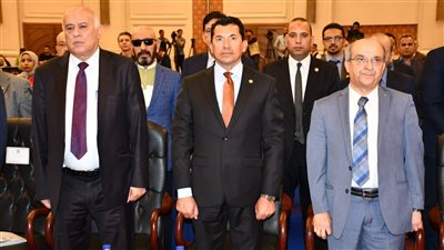 وزراء الشباب المصري والفلسطيني واللبناني يشهدون افتتاح المؤتمر الدولي للثقافة الرياضية