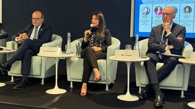 وزيرة التعاون الدولى تُشارك فى إطلاق منصة التمويل المشترك بين 10بنوك تنمية