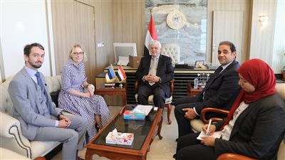 وزير التعليم العالي يُناقش مع سفيرة جمهورية إستونيا سُبل تعزيز التعاون