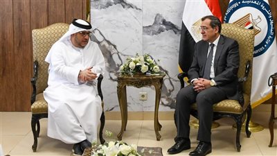 وزير البترول يستقبل مدير الديوان الأميرى بإمارة الفجيرة بدولة الإمارات