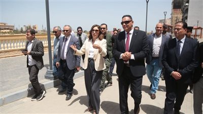 وزيرة الثقافة ومحافظ الدقهلية يتفقدان عددًا من المشروعات الثقافية