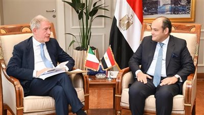 وزير التجارة يبحث مع وزير المشروعات الإيطالي سبل تعزيز العلاقات الاقتصادية