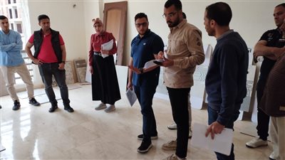 ممثلو وحدة الدعم الفني بالإسكان يتابعون موقف مشروعات المنصورة الجديدة