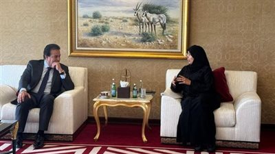 وزير الصحة يبحث مع نظيرته القطرية الجهود المشتركة لتقديم المساعدات الطبية والإنسانية للفلسطنيين