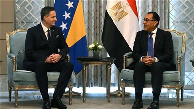 رئيس الوزراء يستقبل رئيس مجلس رئاسة البوسنة والهِرسِك
