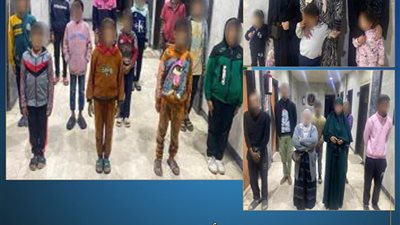 في إطار حملة مكافحة استغلال الأطفال: ضبط 11 متهماً يستغلون 17 حدثاً في التسول والبيع الإلحاحي بمحافظة القاهرة