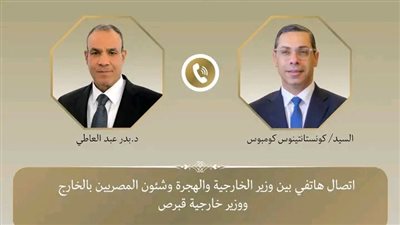 اتصال هاتفي بين وزير الخارجية ونظيره القبرصي لبحث التعاون بين البلدين 