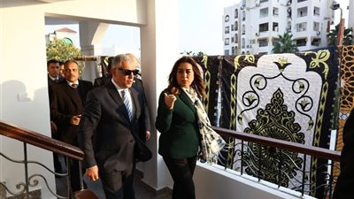 وزيرة التنمية المحلية ومحافظ الإسماعيلية يتفقدان مشروع تطوير نادي وشاطئ الفيروز