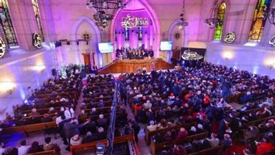 الطائفة الإنجيلية تحتفل بعيد الميلاد المجيد بحضور قيادات الدولة والدبلوماسيين
