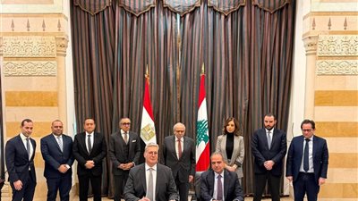 توقيع مذكرة تفاهم بين مصر ولبنان لإمداد محطة دير عمار بالغاز الطبيعي