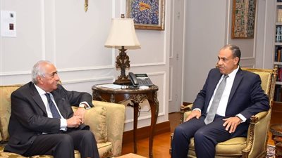 وزير الخارجية يستقبل مسئولي غرفة التجارة الأمريكية لتعزيز التعاون الاقتصادي بين مصر والولايات المتحدة