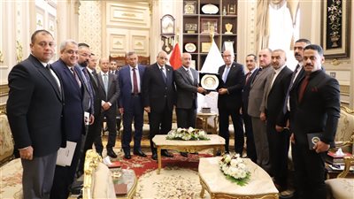 رئيس محكمة النقض يستقبل رئيس 