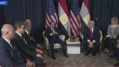 السيسى: يسعدنا التواجد فى مجلس السلام بقيادة ترامب