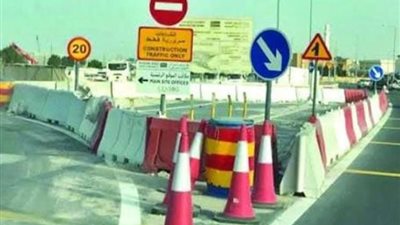 غلق كلى لمحور الشهيد لمدة 48 ساعة لإصلاح خط مياه وتحويلات مرورية بديلة