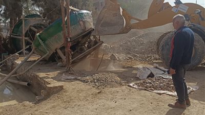 إزالة 12 طاحونة ذهب غير مرخصة وحالات تعدٍ على أراضي الدولة والزراعة بقوص