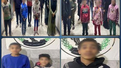 ضبط شبكة استغلال الأطفال للتسول والبيع الإلحاحي بالقاهرة والجيزة