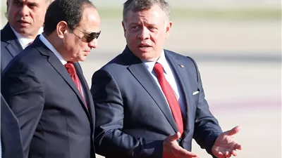 العاهل الأردني يؤكد على مواصلة العمل مع مصر لدفع العلاقات الثنائية إلى آفاق أرحب