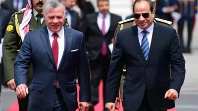 الرئيس السيسي والعاهل الأردني يؤكدان ضرورة تنفيذ خطة الرئيس ترامب للسلام 