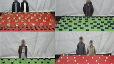 مصرع 3 عناصر إجرامية وضبط نصف طن من المخدرات وأسلحة نارية بالمنيا